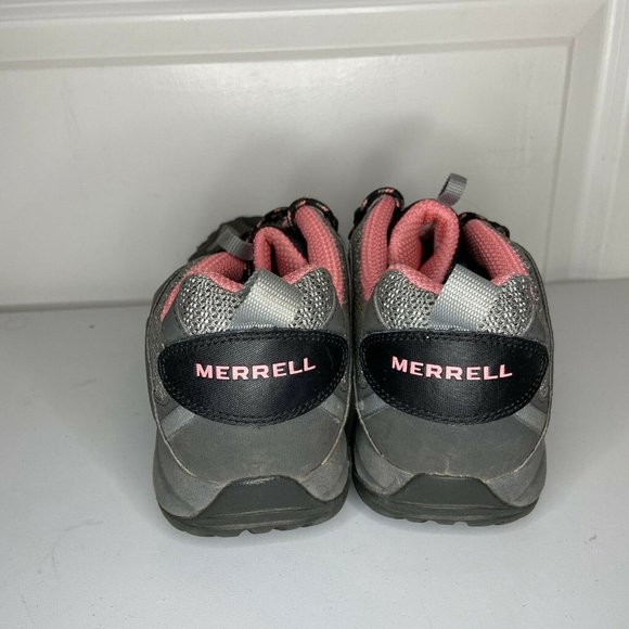 Merrell Siren Sport 2 Hiking Trail Walking Lace Up Sneakers Gray Pink Women's 10 - Picture 4 of 8